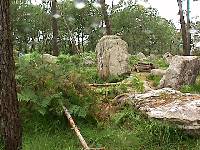 Stone Circle at East end of Caesar's Chair alignments